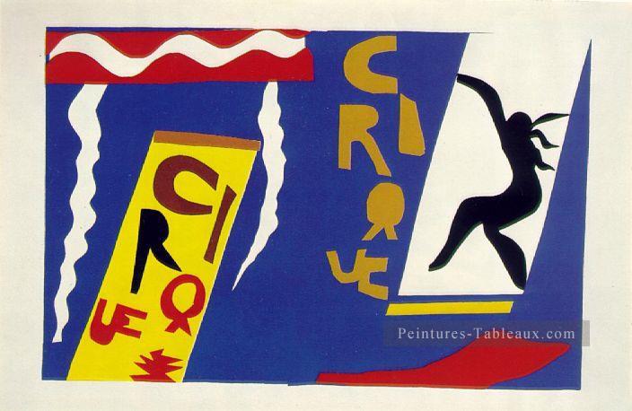 Cirque Le cirque Plate II de Jazz Fauvisme Peintures à l'huile